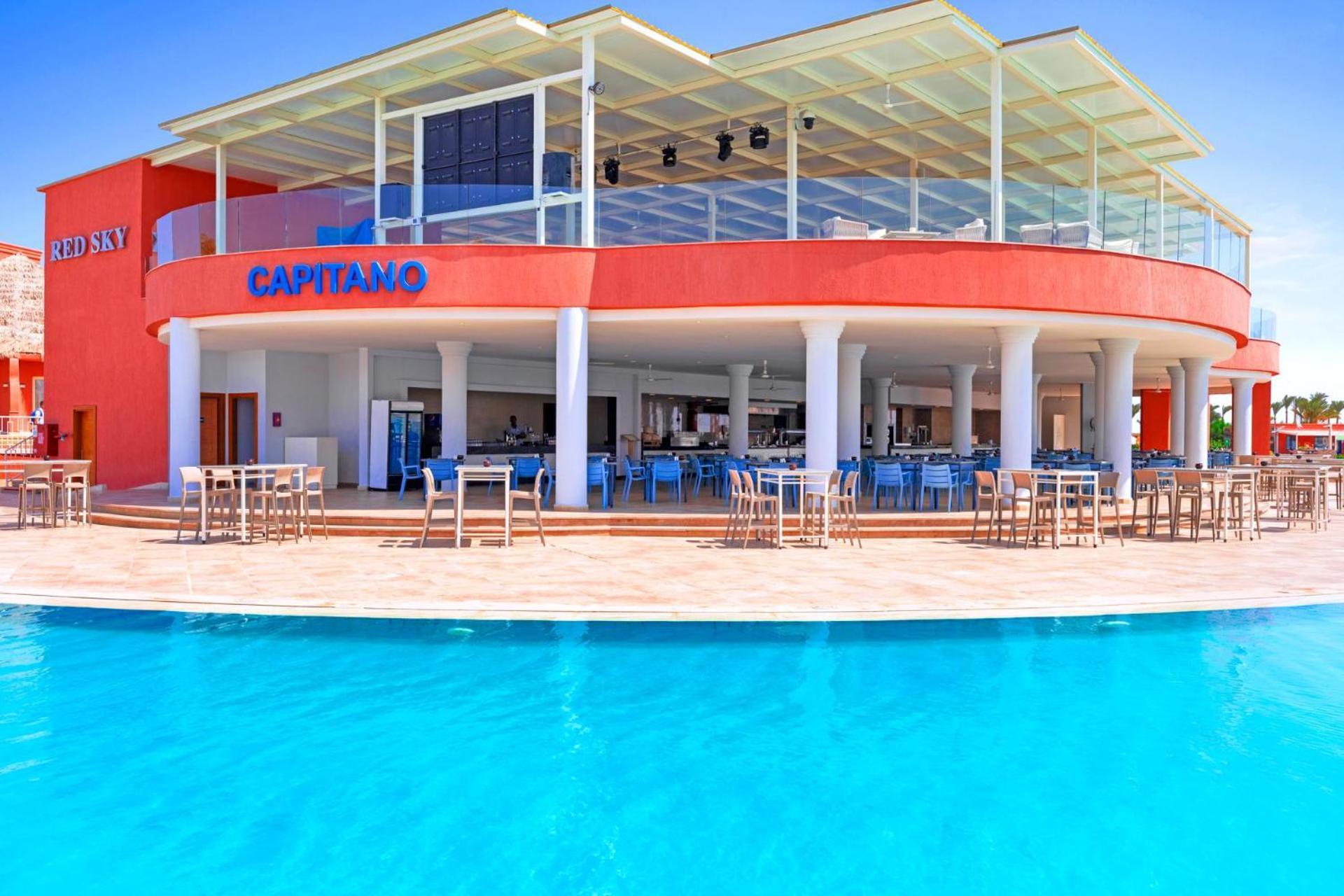 Pickalbatros Laguna Vista Aqua Park Sharm el-Sheikh Ngoại thất bức ảnh Capitana Restaurant