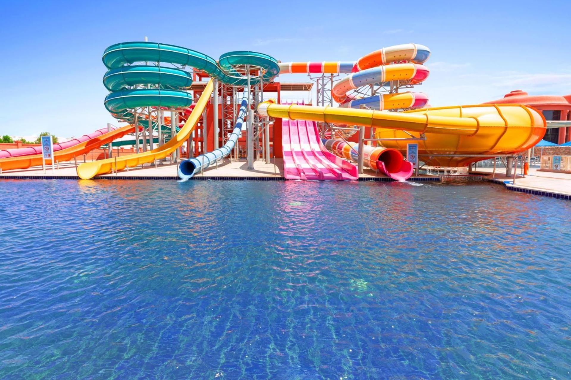 Pickalbatros Laguna Vista Aqua Park Sharm el-Sheikh Ngoại thất bức ảnh The park's slides